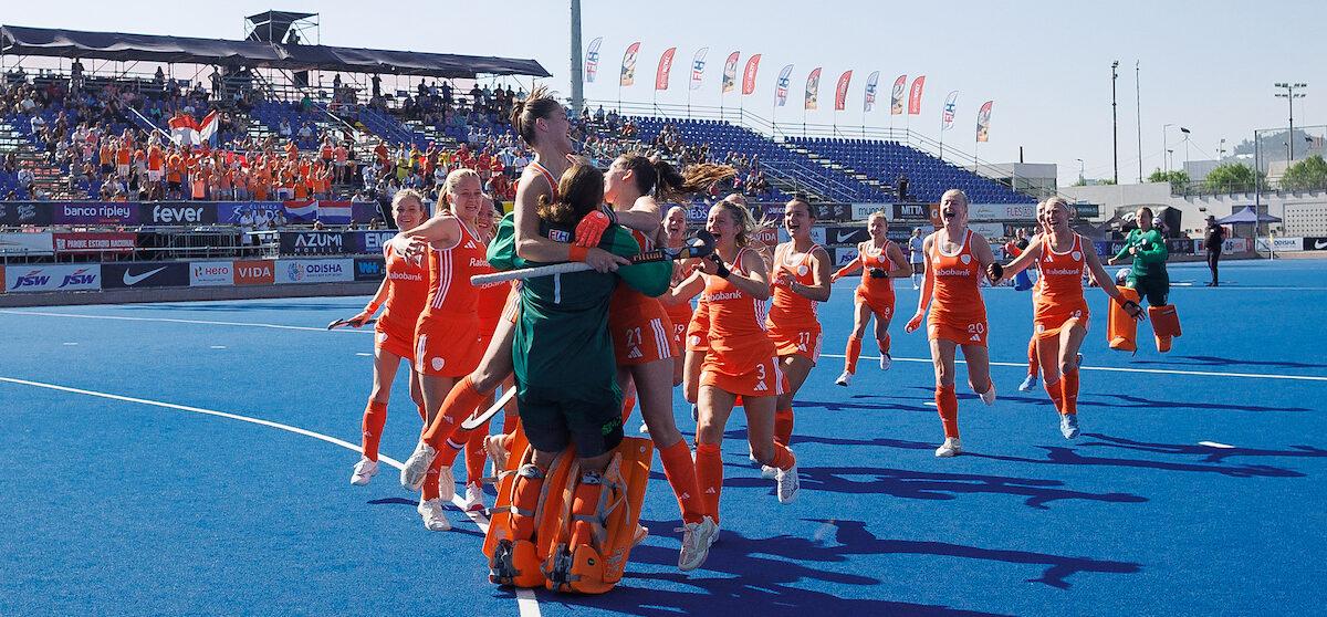 Netherlands hold off Belgium in shoot-out to reach women’s JWC final
